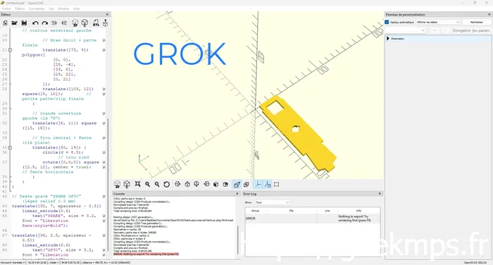 génération d une pièce en 3D à partir de photo 004 génération d une pièce en 3D à partir de photo 004